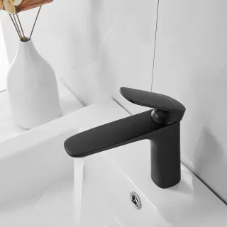 Смеситель для раковины Shevanik S8501H чёрный